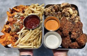 Big Dill vegan restaurant platter