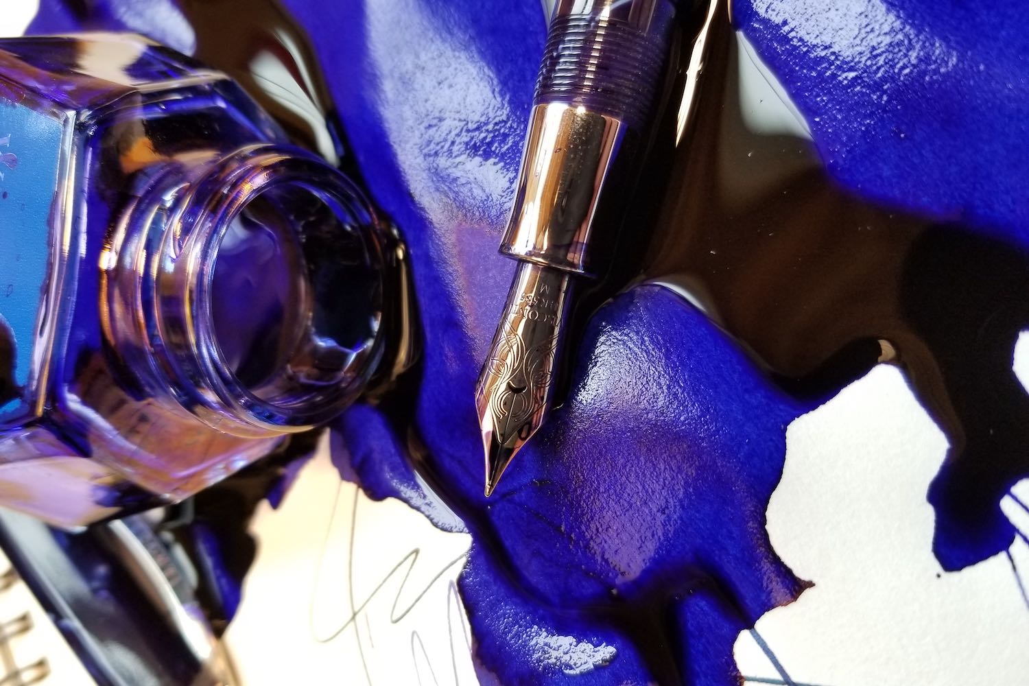 Fountain pen and ink