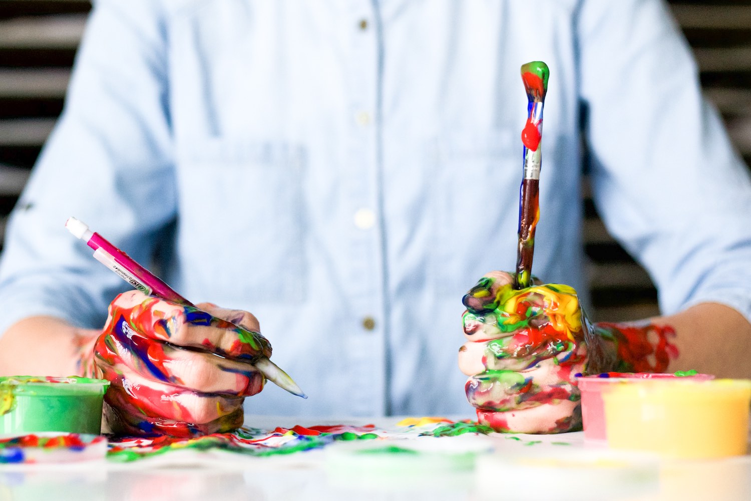 Man Painting