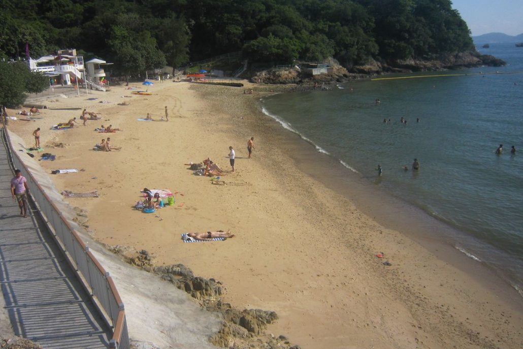 Middle bay beach Hong Kong