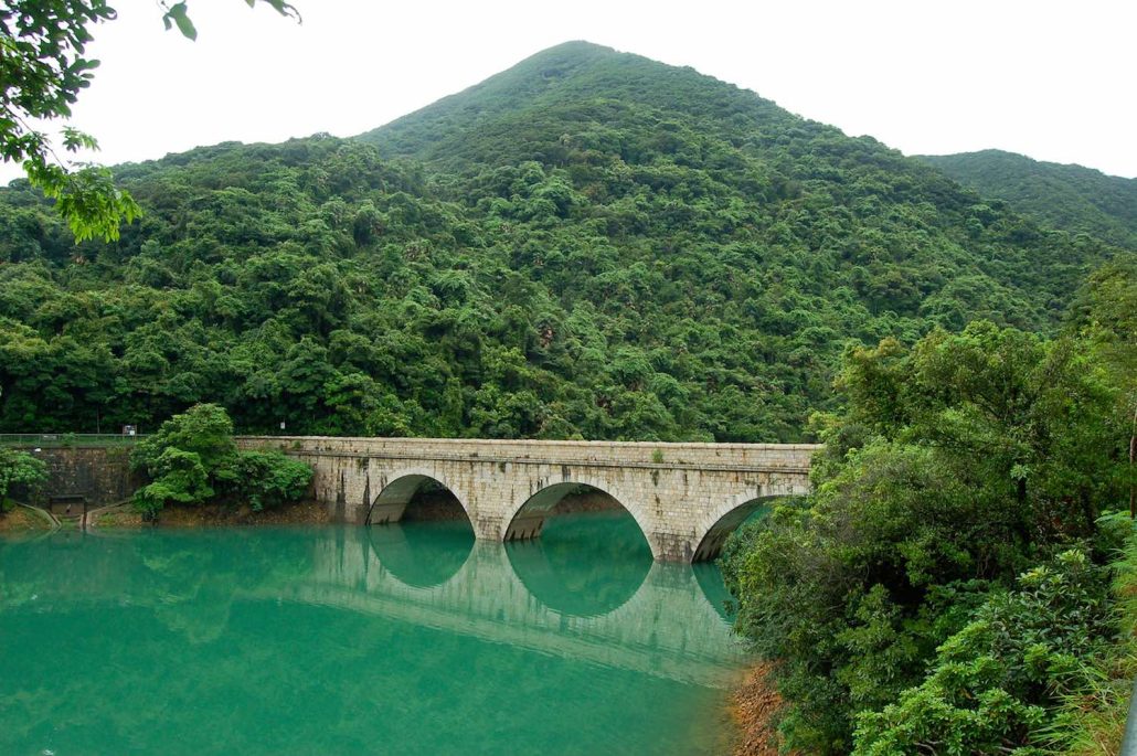 Tai Tam Reservoir in Hong Kong